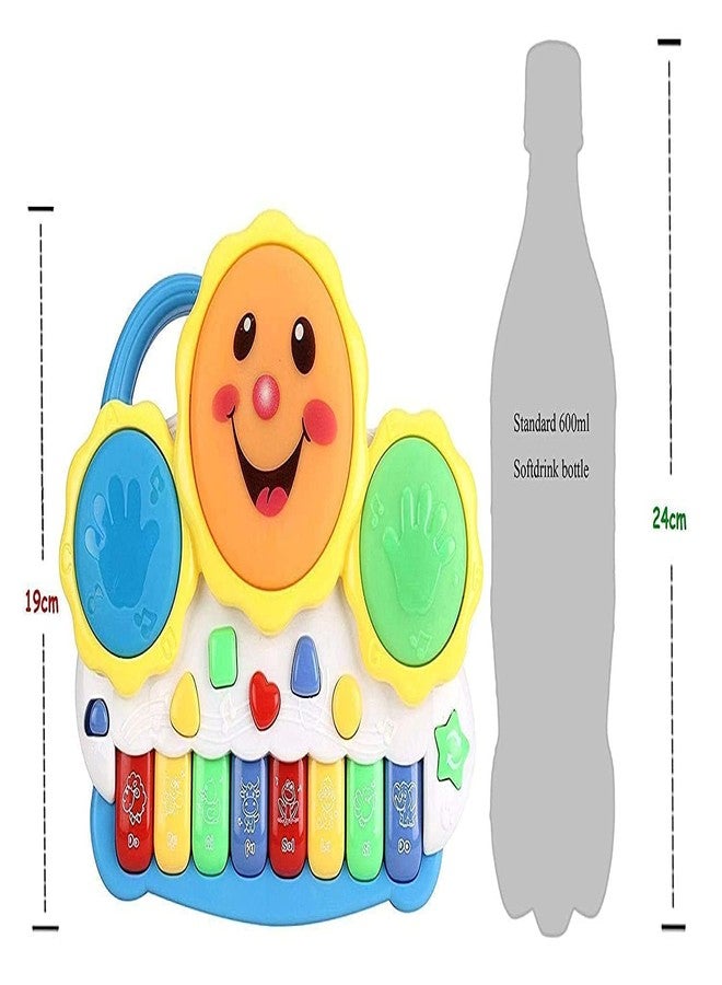 LONGMIRE Musical Piano with 3 Modes Animal Sounds, Flashing Lights - Animal Sounds and Songs Musical Toys for 1 2 Year Old - Image 2